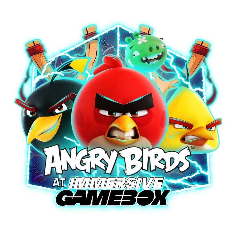 Angry Birds at Immersive Gamebox