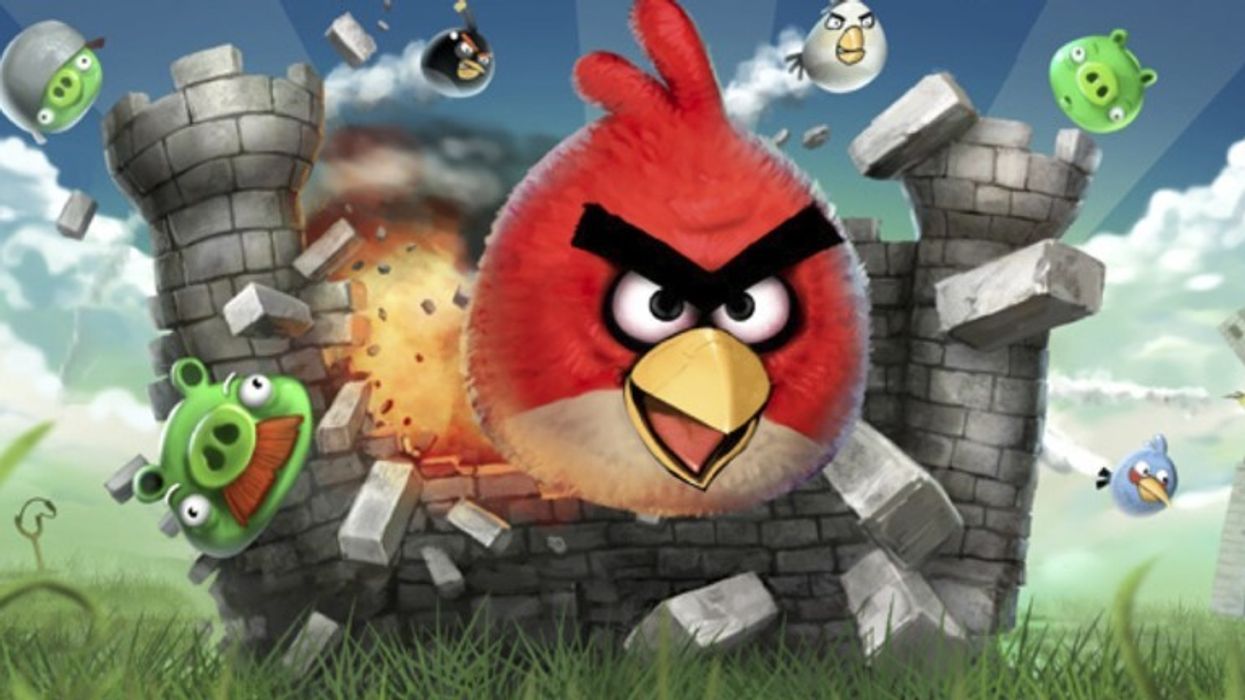 angry birds game by rovio