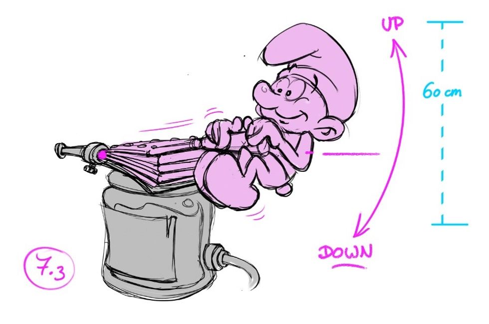 Animatronic-LF-Studios-smurf-dark-ride-holiday-park