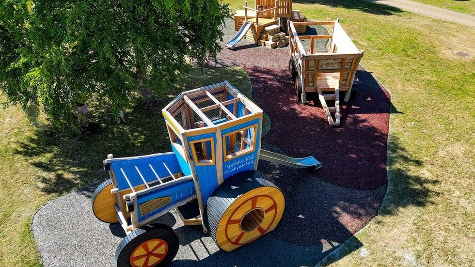 Apple themed play-area at Applewood Countryside Park