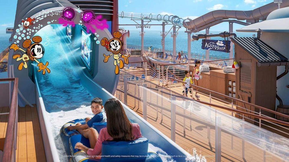 aquamouse Cruise ships theme parks