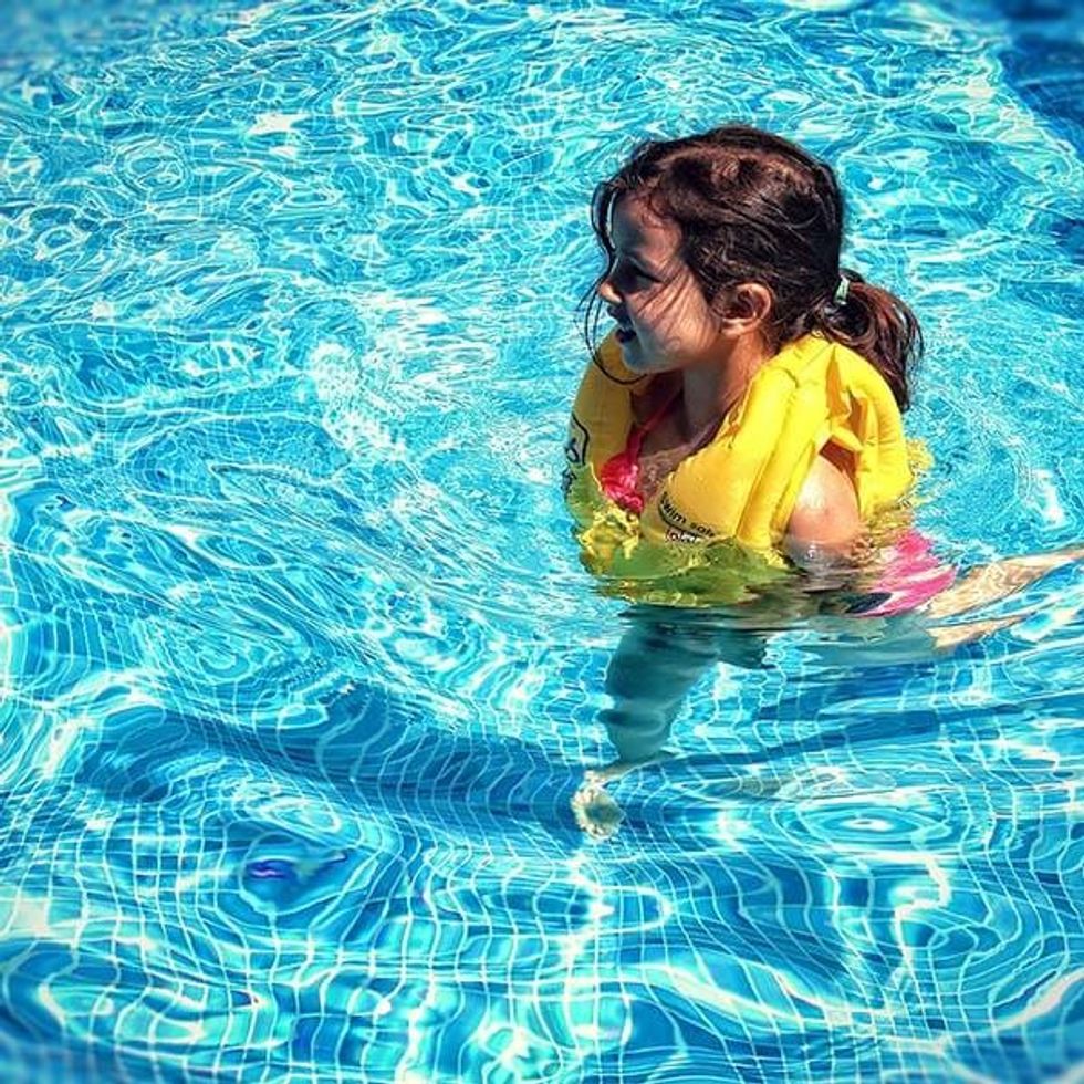 AquaRevival Pool with child swimming