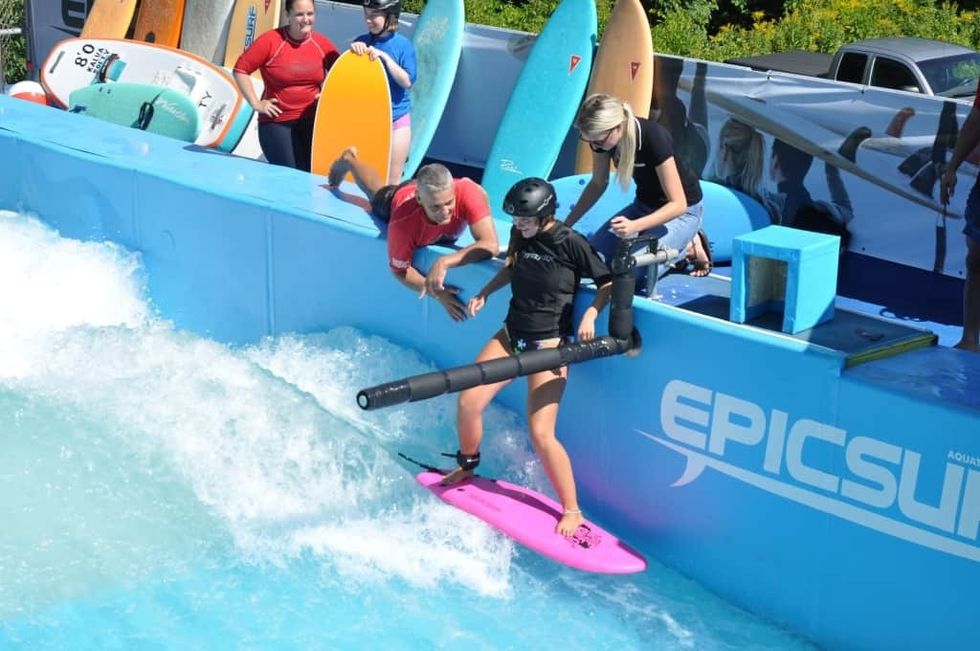 Aquatic Development Group EpicSurf accessible surfer