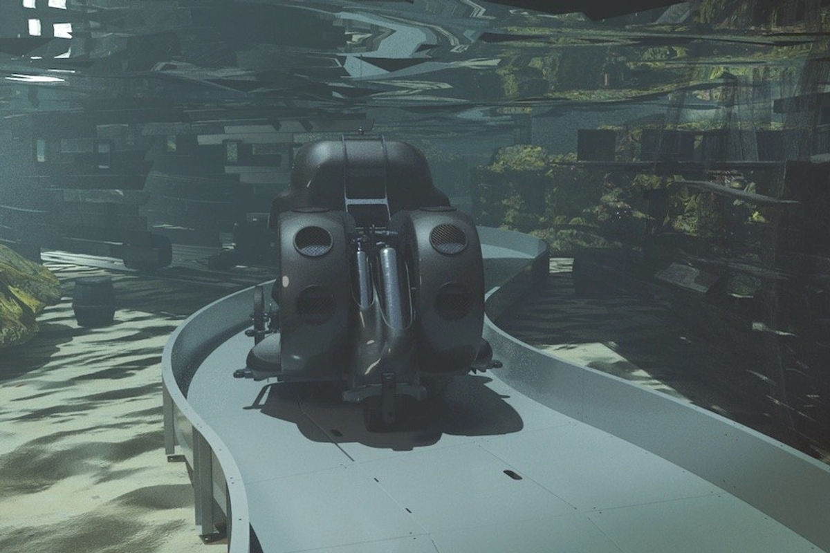 Aquaticar underwater