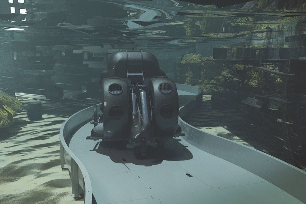 Aquaticar underwater