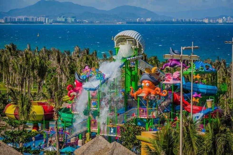 Aquaventure's Splashers play area at Atlantis Sanya is almost a mini waterpark in itself