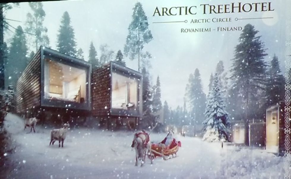 Arctic tree hotel santa park