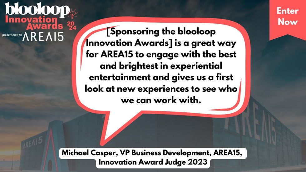 AREA15 quote Innovation Awards 2024