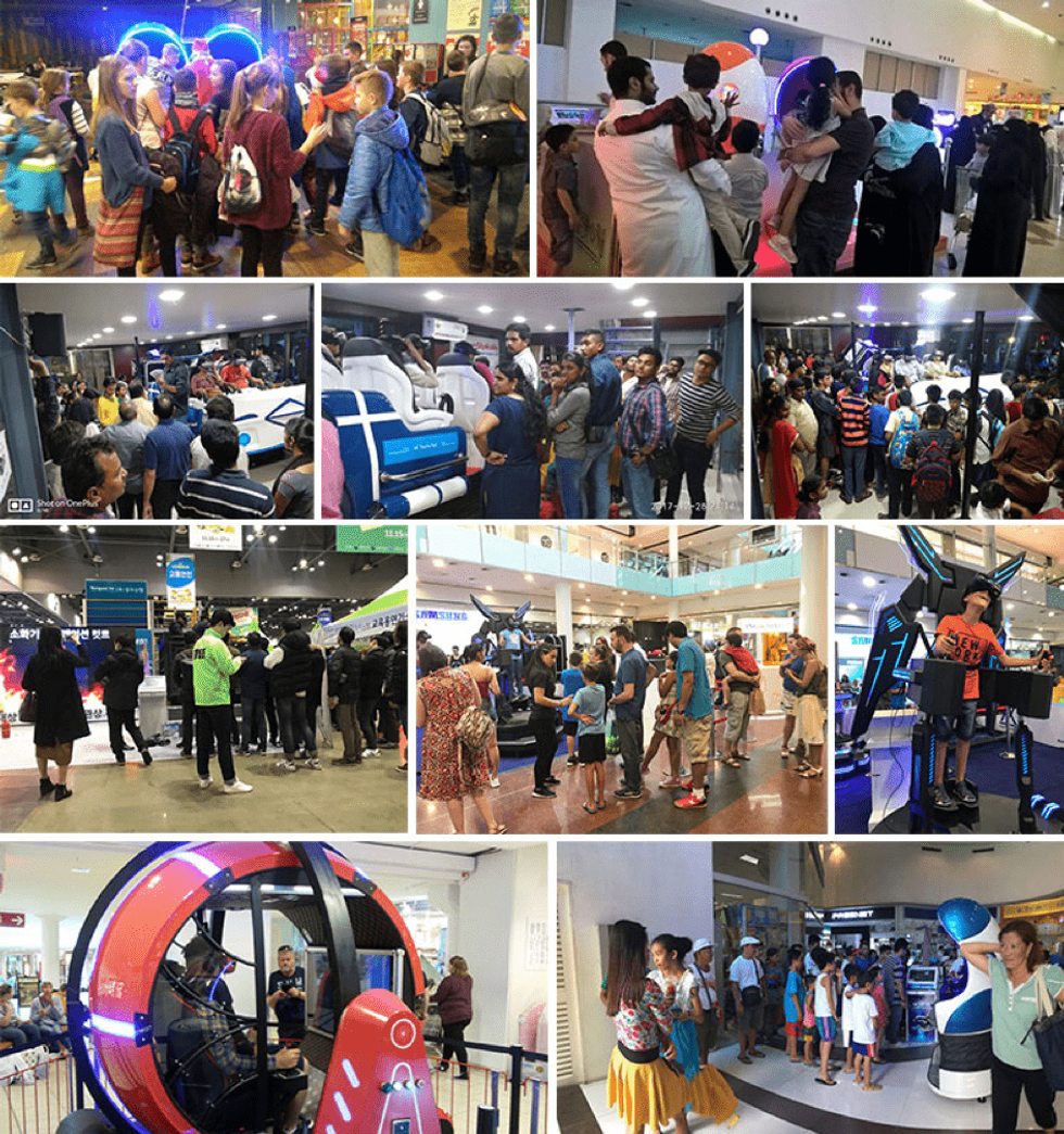 ARena Space examples of LBE VR