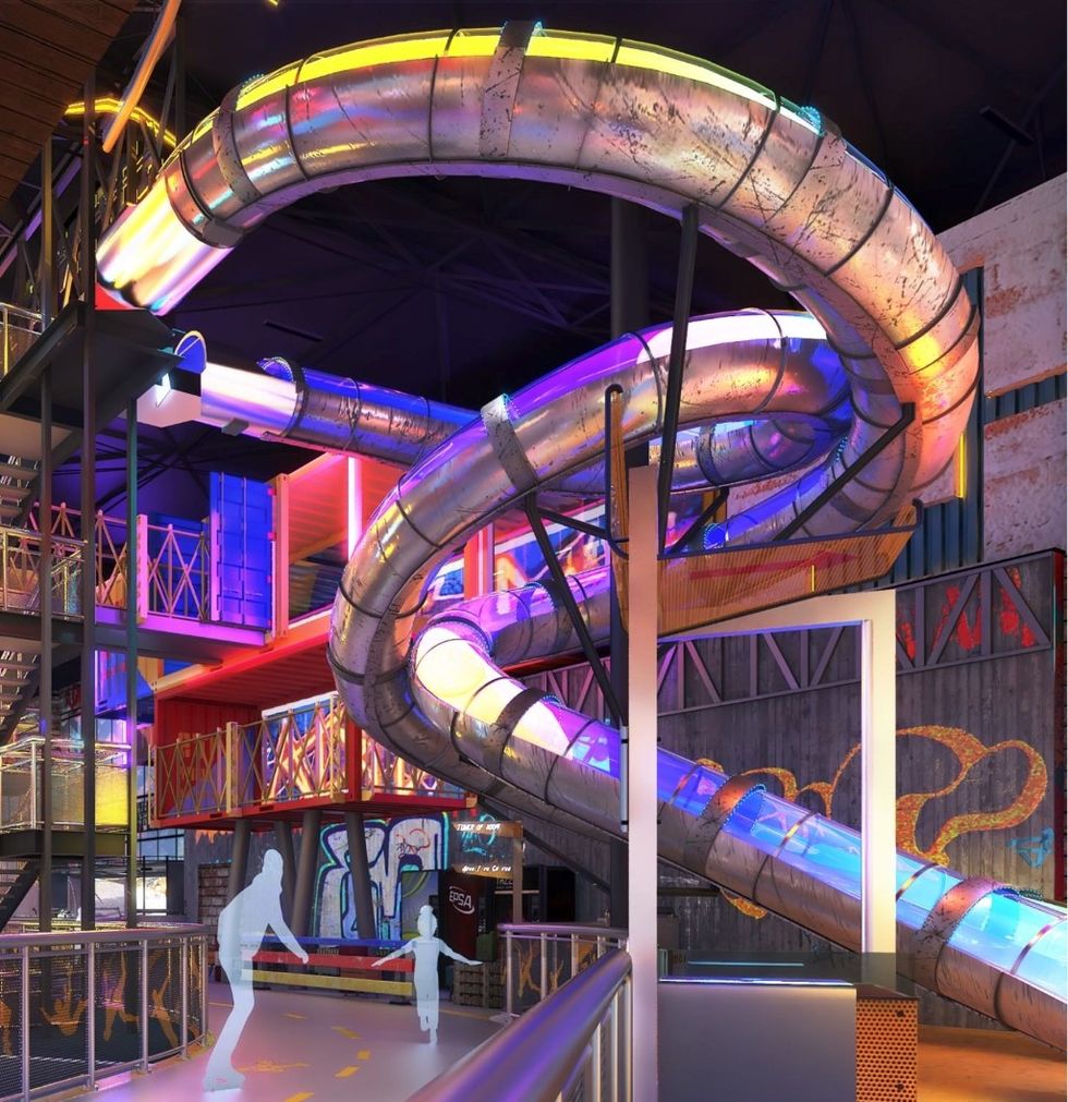 Arenark slide Al Qana development Abu Dhabi