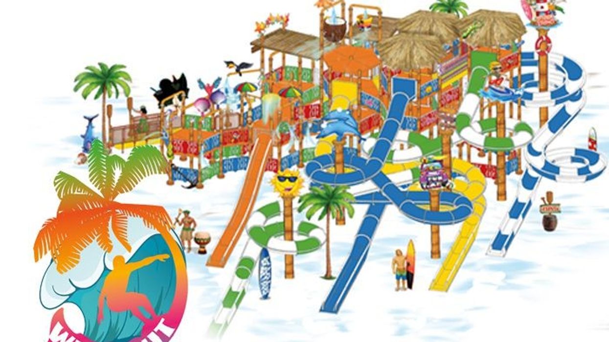 Arihant Wipe Out water activity play structure opens at Venture River Water Park