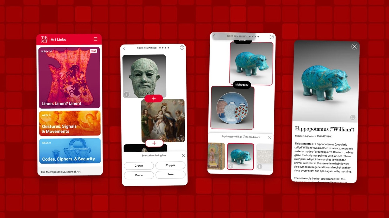 art links met museum blockchain game