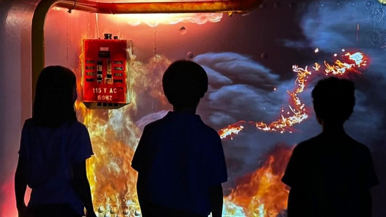 Art Processors collaborates with USS Midway Museum fire experience