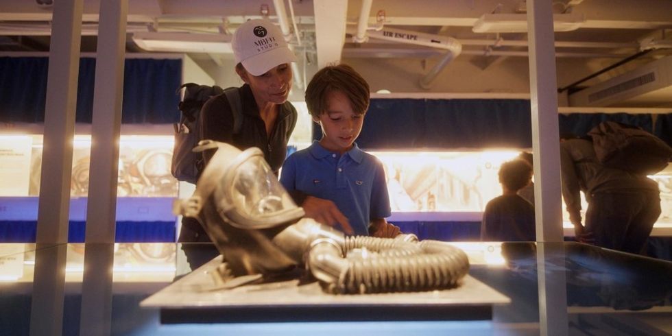 Art Processors collaborates with USS Midway Museum fire fighting