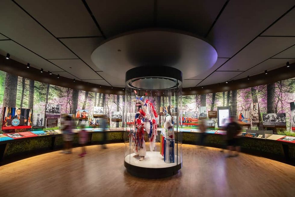 Artefacts on display at FAM