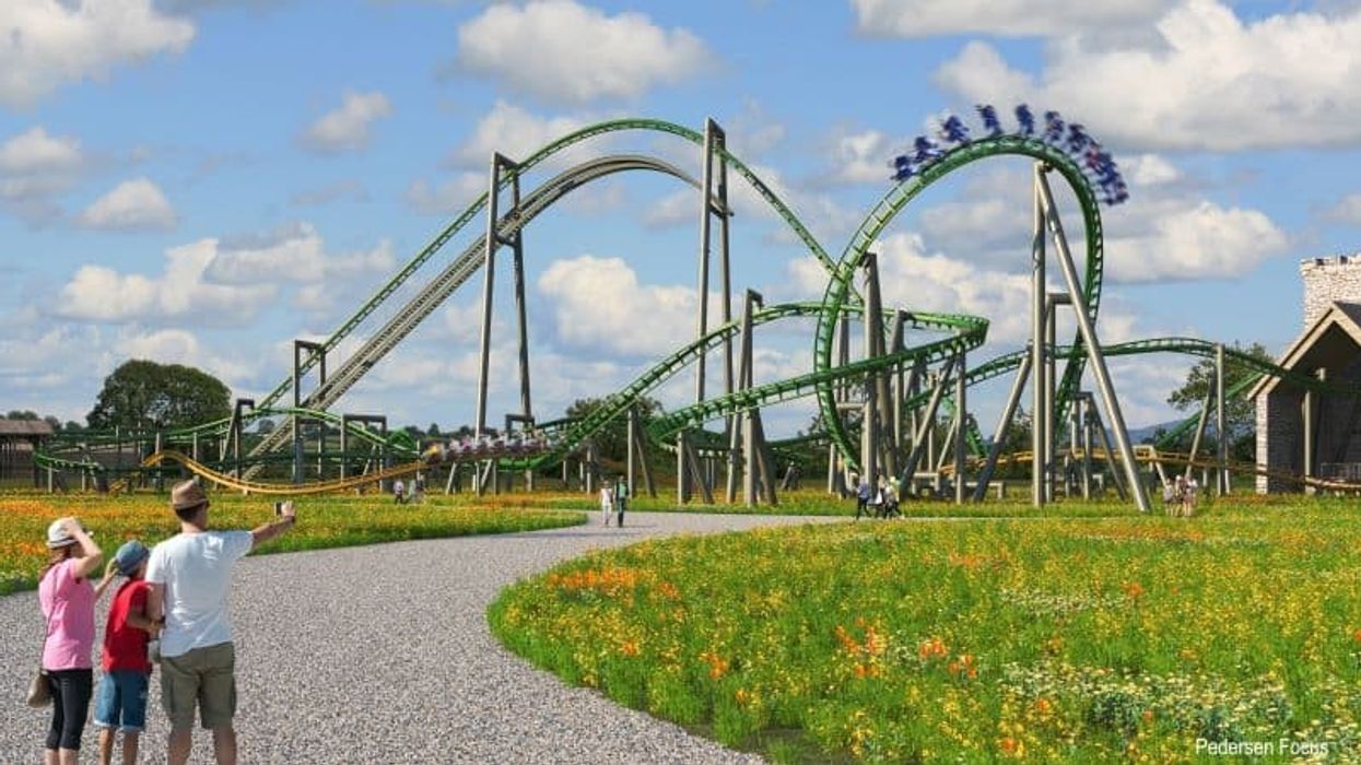 Artist design of new rollercoasters at Tayto Park