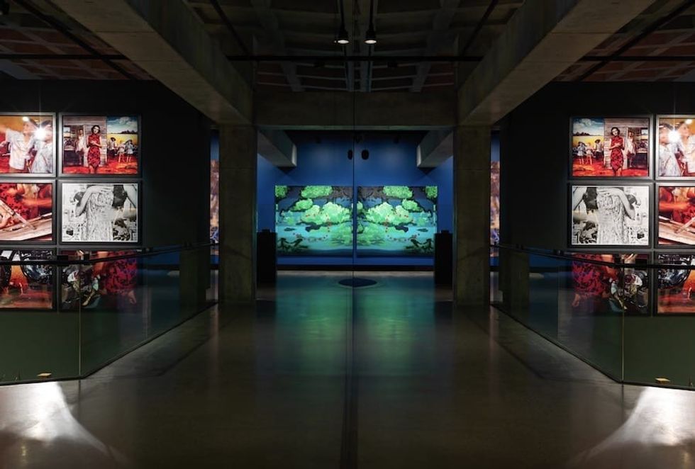 artwork on display mona