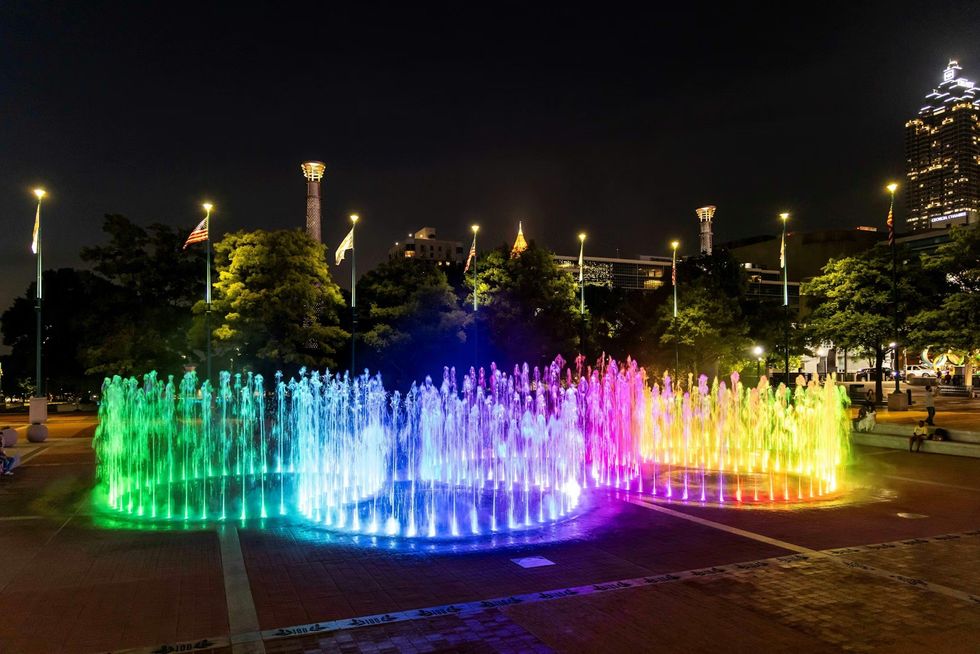 Atlanta\u2019s Fountain of Rings