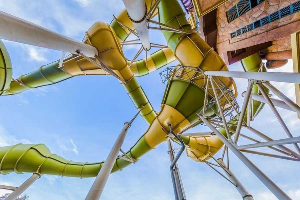 Atlantis Sanya slide tower
