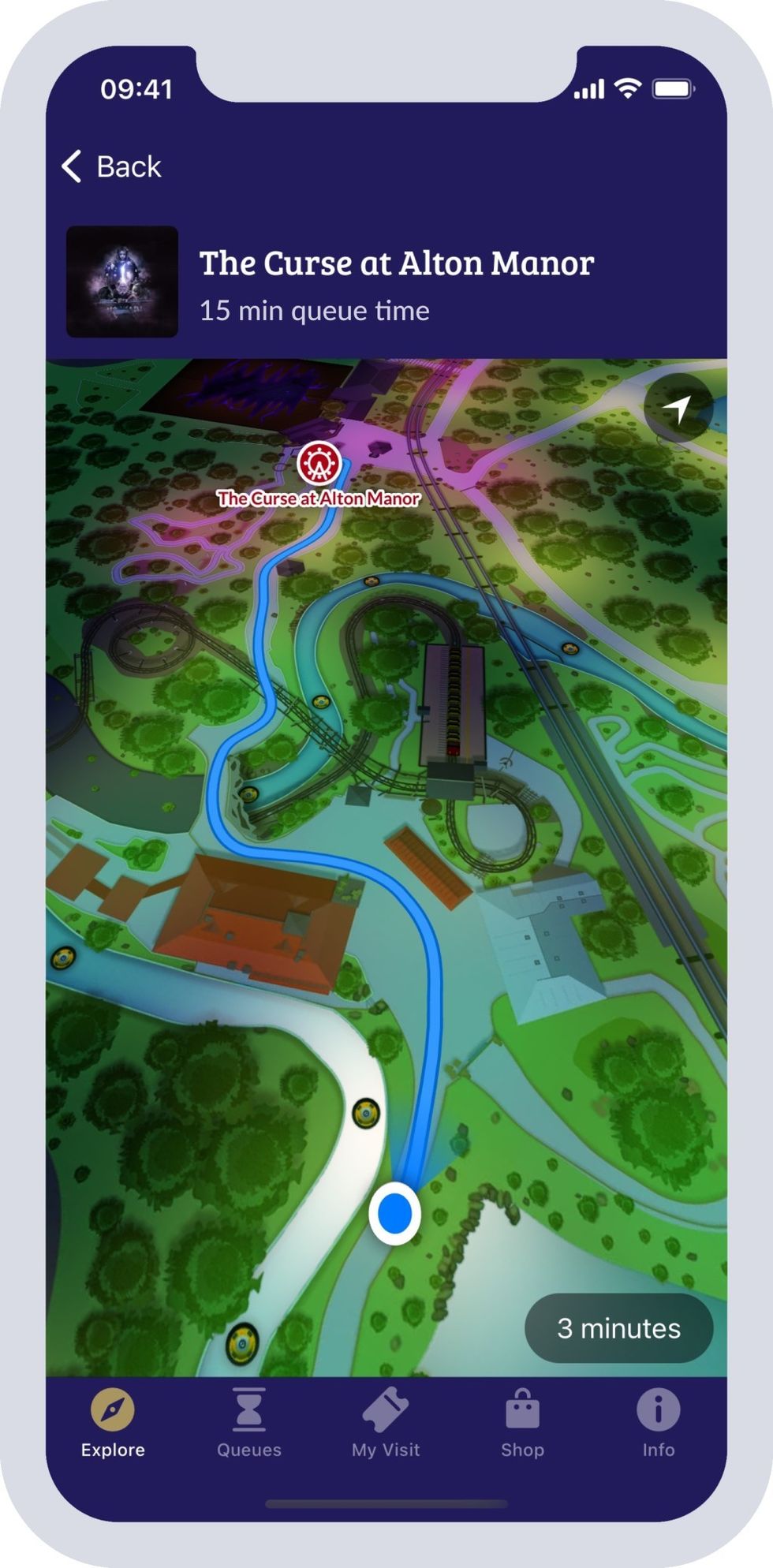 Attractions.io Alton Towers Night app