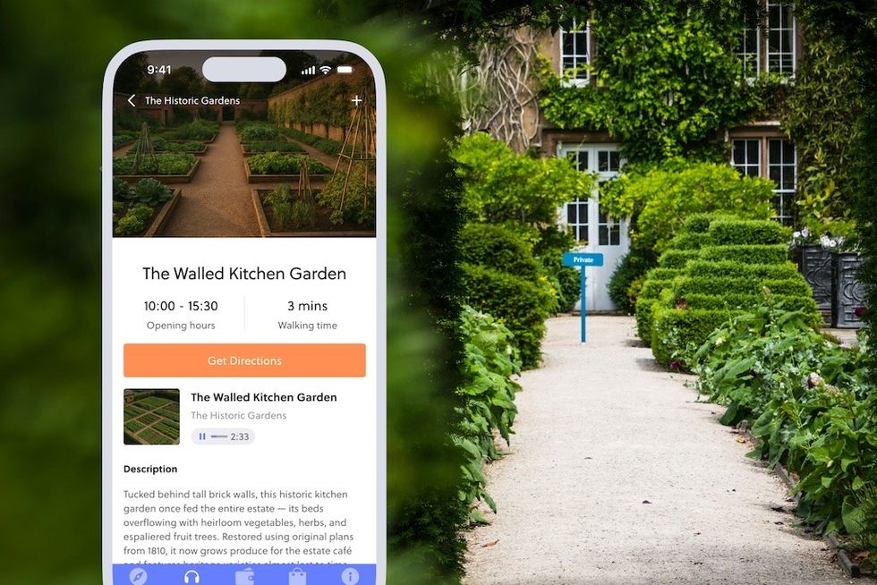 Attractions.io gardens app audio guide example
