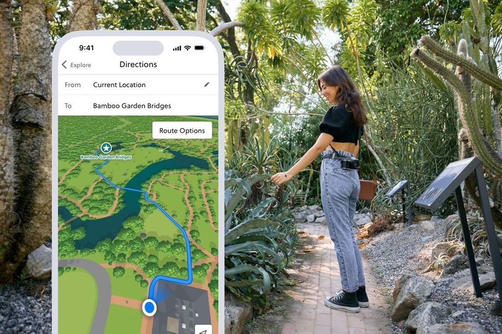 Attractions.io gardens webinar mobile screen