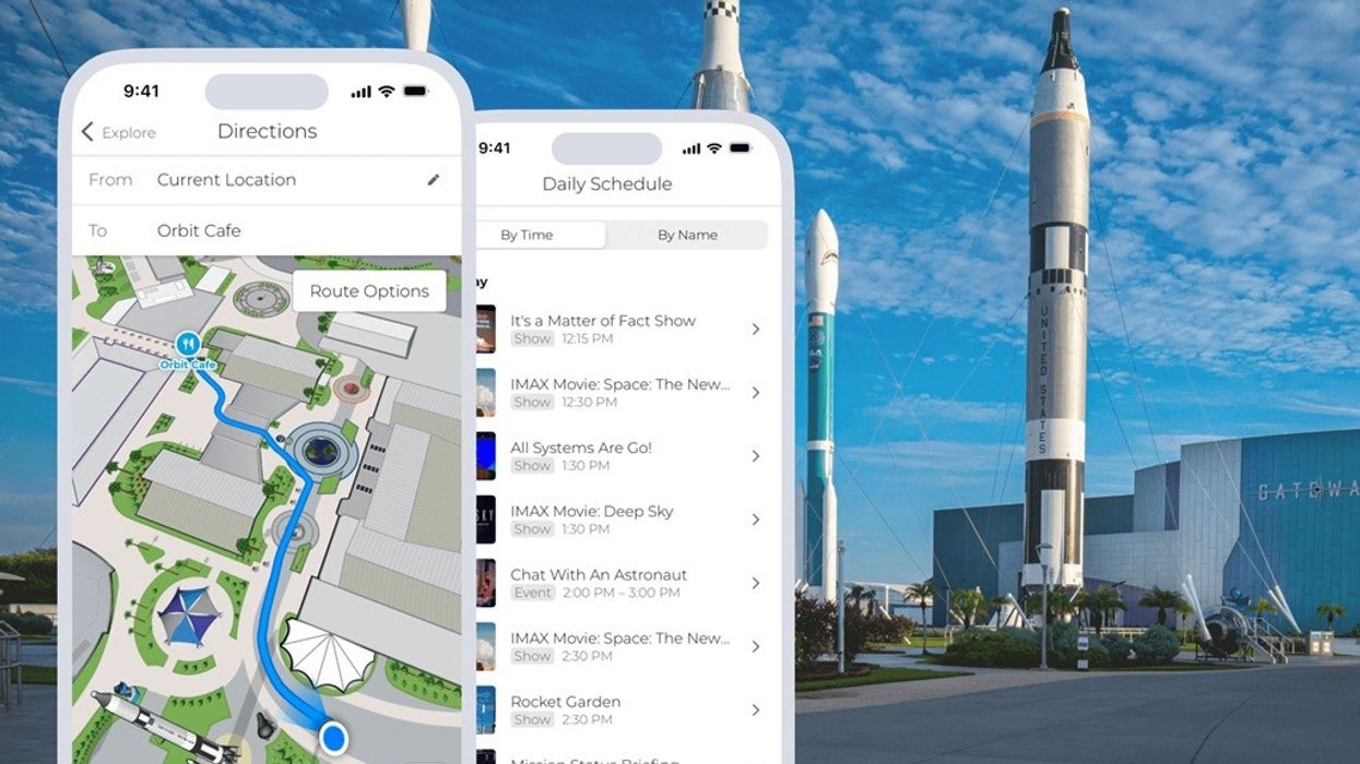Attractions.io Kennedy Space Center Visitor Complex screen