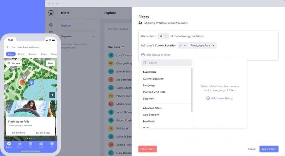 Attractions.io tech platform