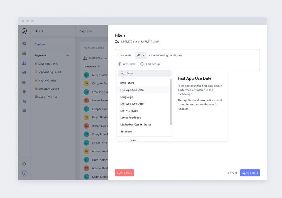 Attractions.io Visitor User Segmentation Dashboard