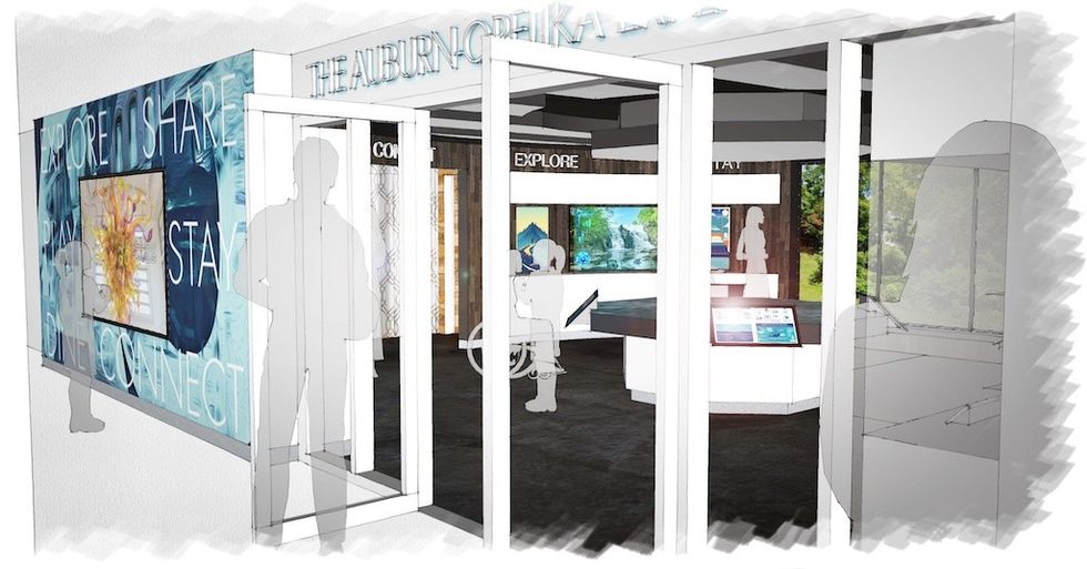 Auburn Opelika visitor centre rendering Storyland Studios