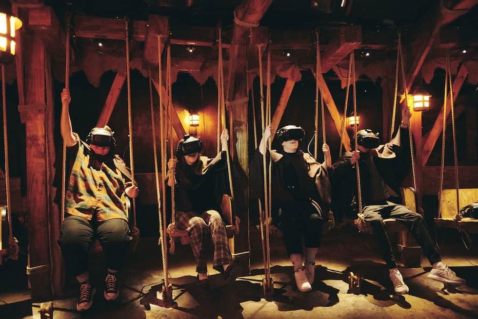 Audiences experience VR at The Gunpowder Plot