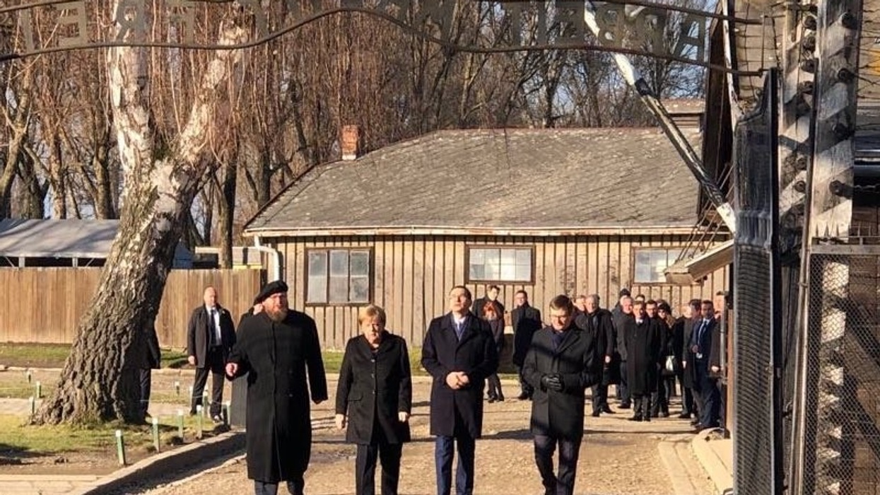 auschwitz birkenau angela merkel