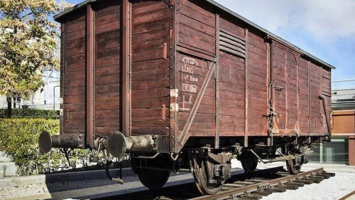 Auschwitz exhibition railcar