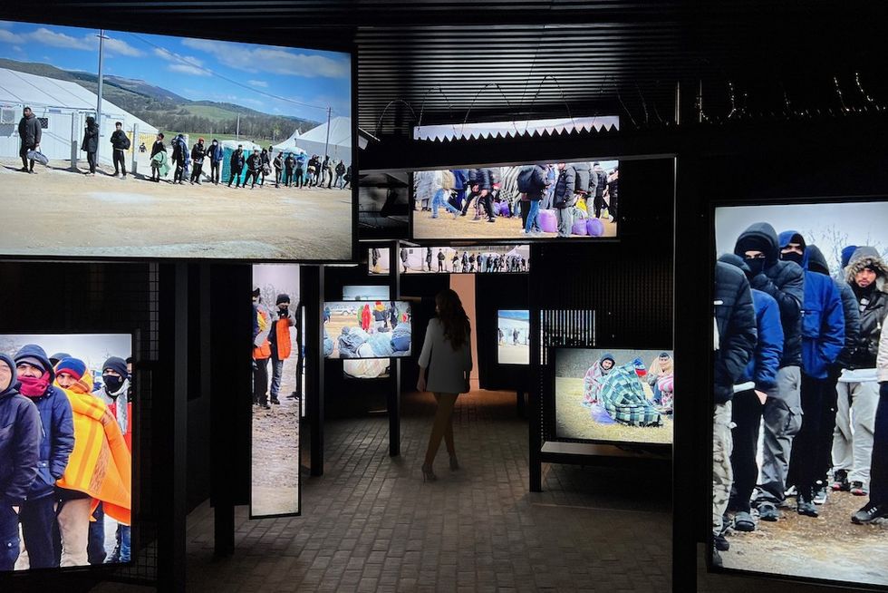 AV exhibits at FLUGT refugee museum