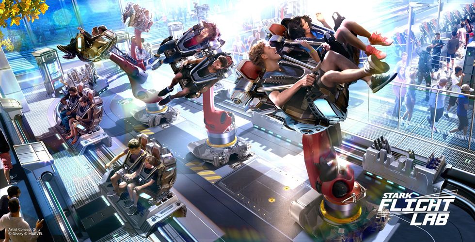 avengers ride disneyland