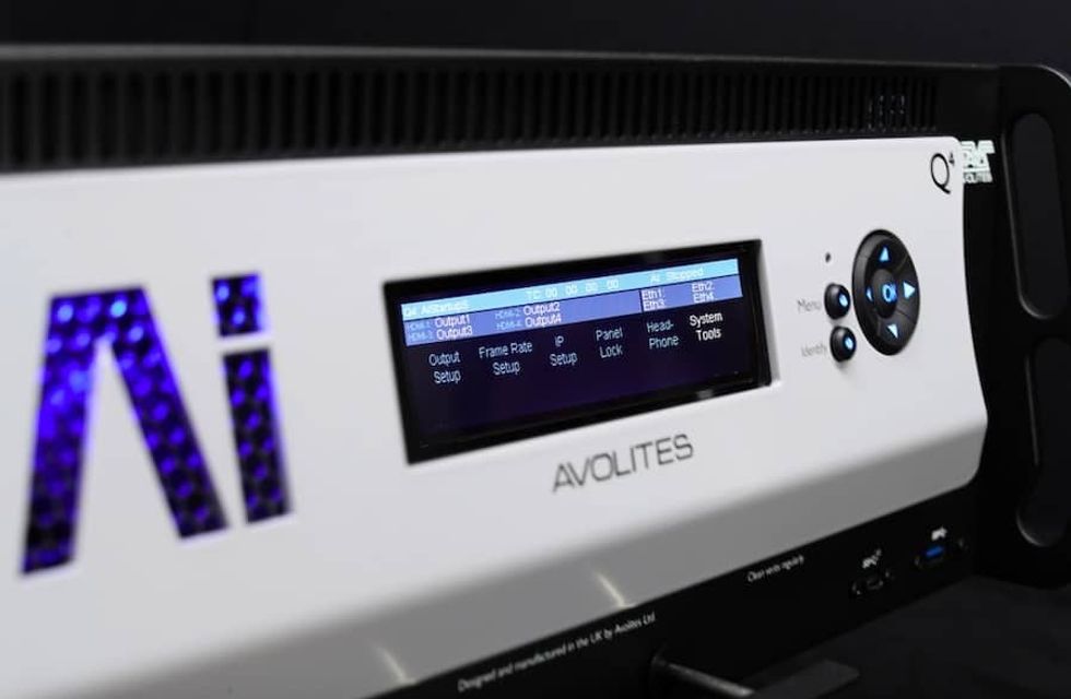 Avolites Q4 media server powers light and video integration