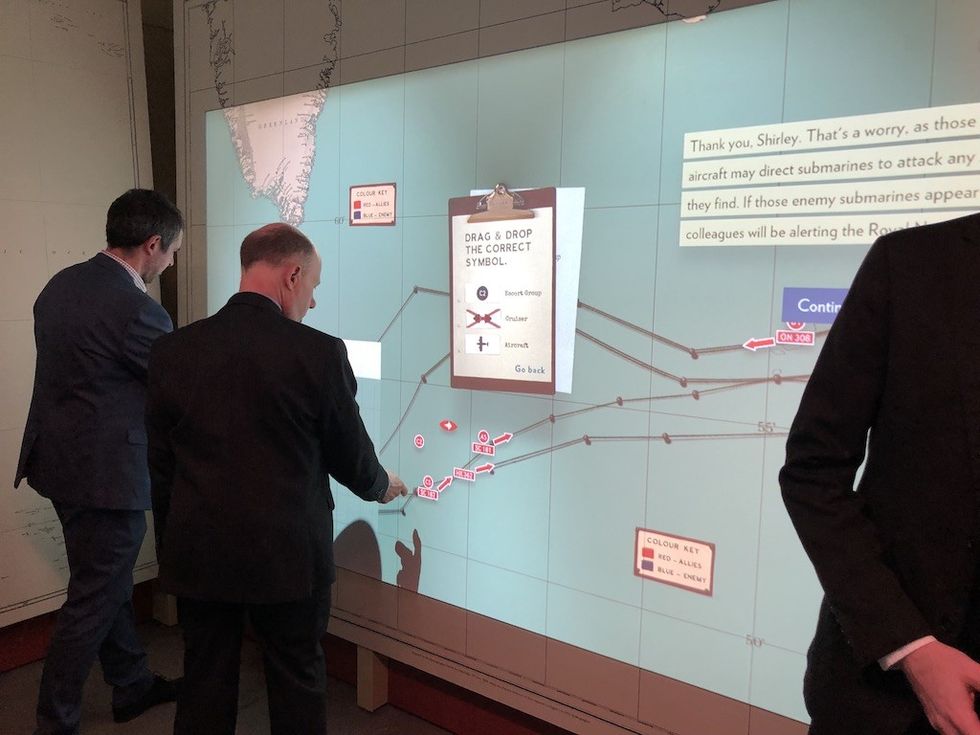 AY-PE Bletchley Park Plotting Room Interactive