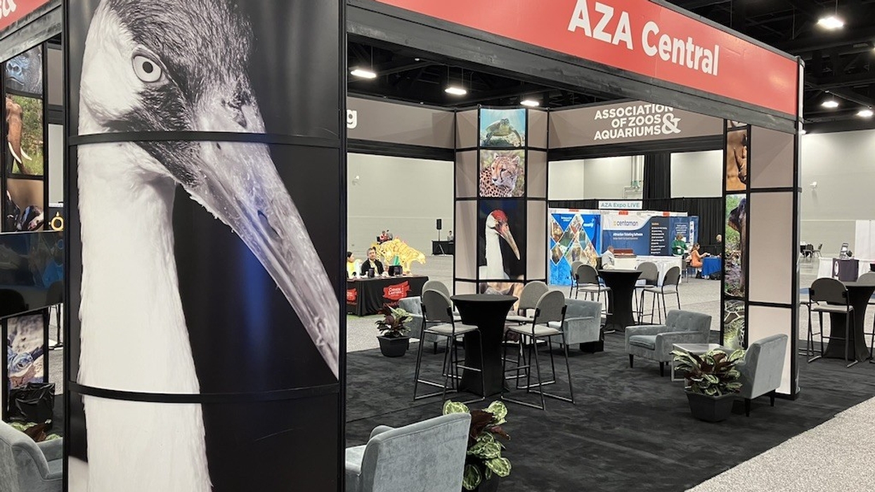 AZA conference booth