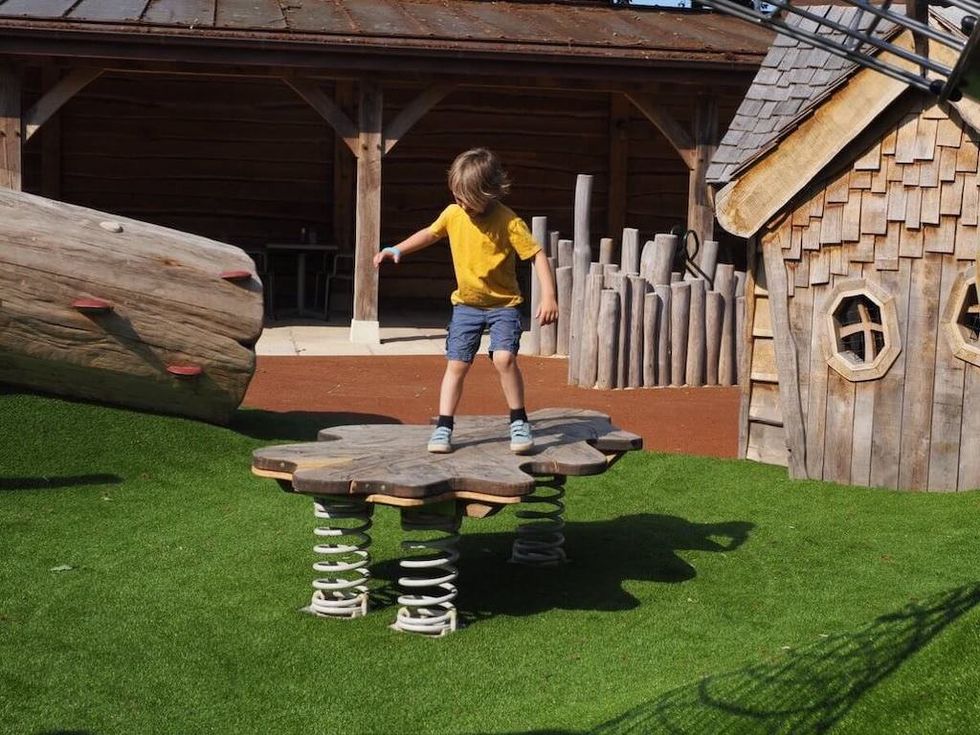 Balance-beam-within-the-Courtyard-Play-for-Toddlers-at-Windsor-Great-Park