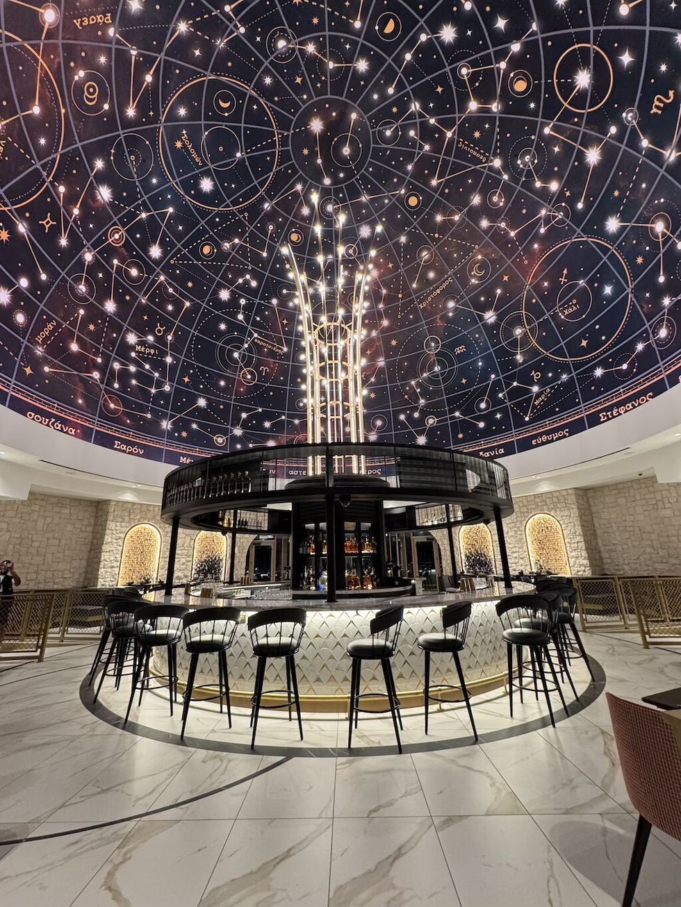 Bar Helios on the rooftop at Helios Grand Hotel