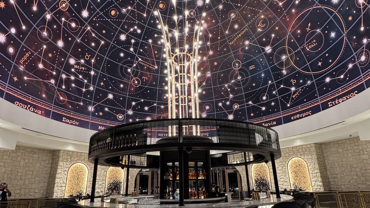 Bar Helios on the rooftop at Universal Helios Grand Hotel