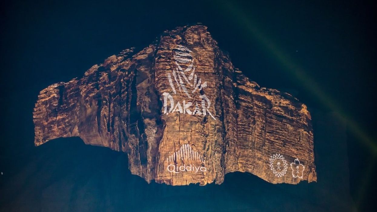 Barco Dakar Qiddiya projection