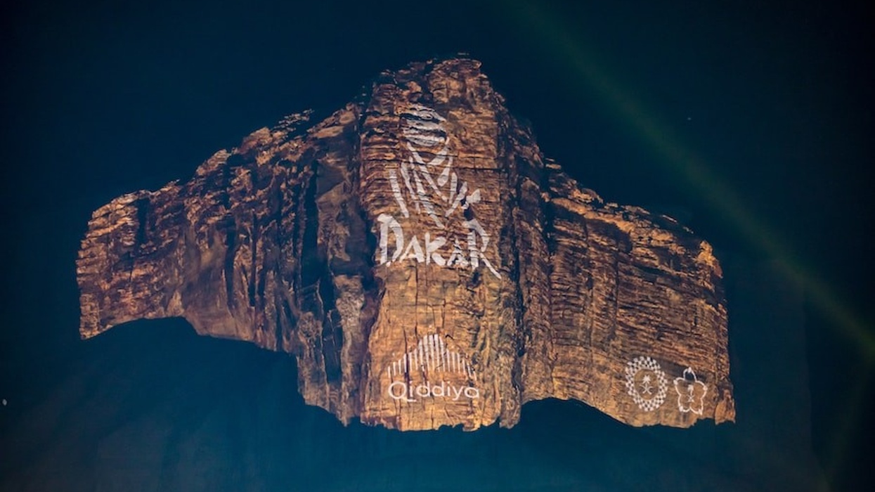Barco Dakar Qiddiya projection