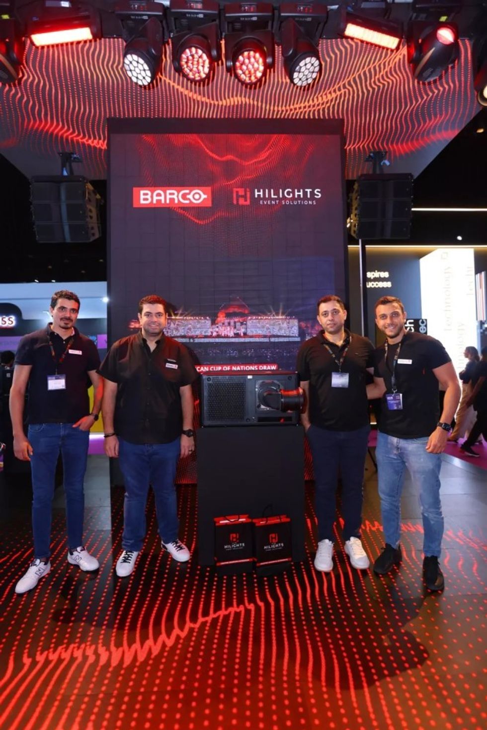 Barco partners with Hilights Group exhibit