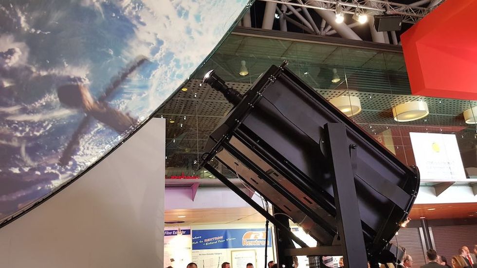 barco projector at ise 2018