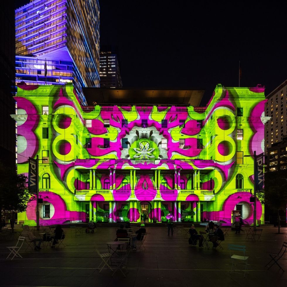 Barco Vivid Sydney Customs House
