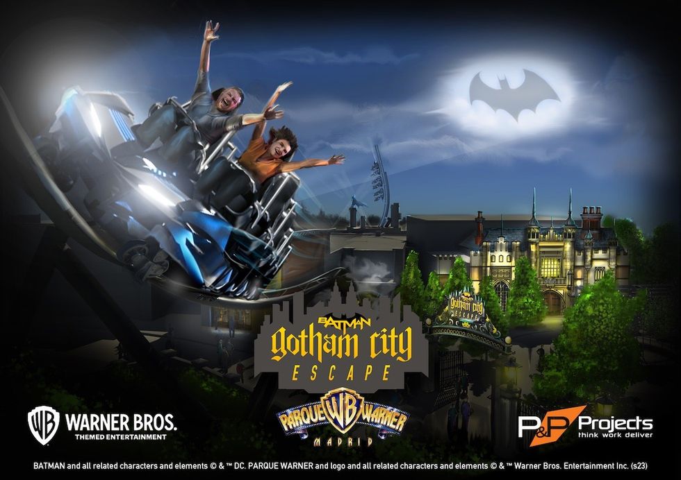 Batman Gotham City Escape Parque Warner Madrid P&P Projects