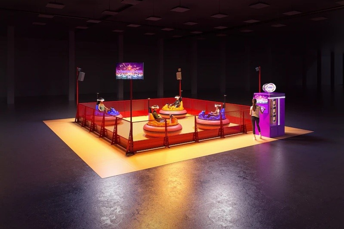Battery Powered VR Bumper Cars spree interactive