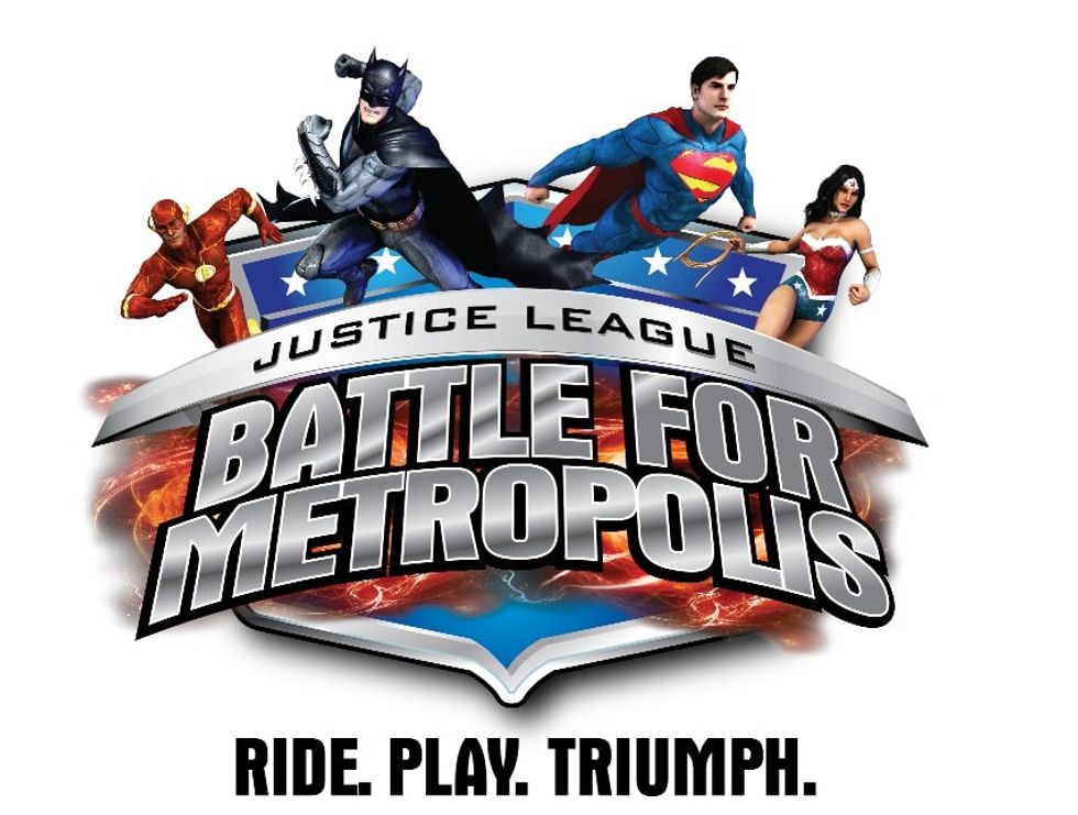 battle for metropolis logo six flags magic mountain