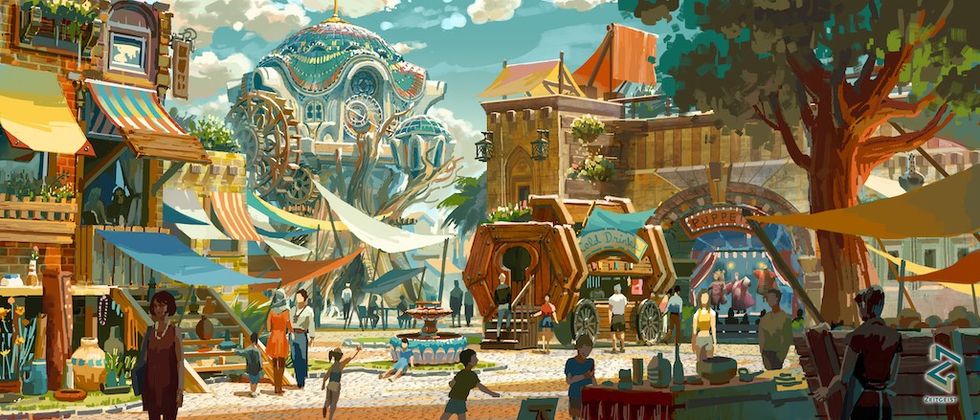 Bazaar, “Conkordika” theme park, MNC World Lido, Bogor, Indonesia